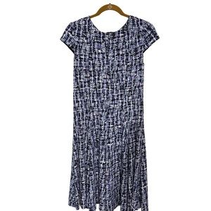 Eliza J Blue Print Dress